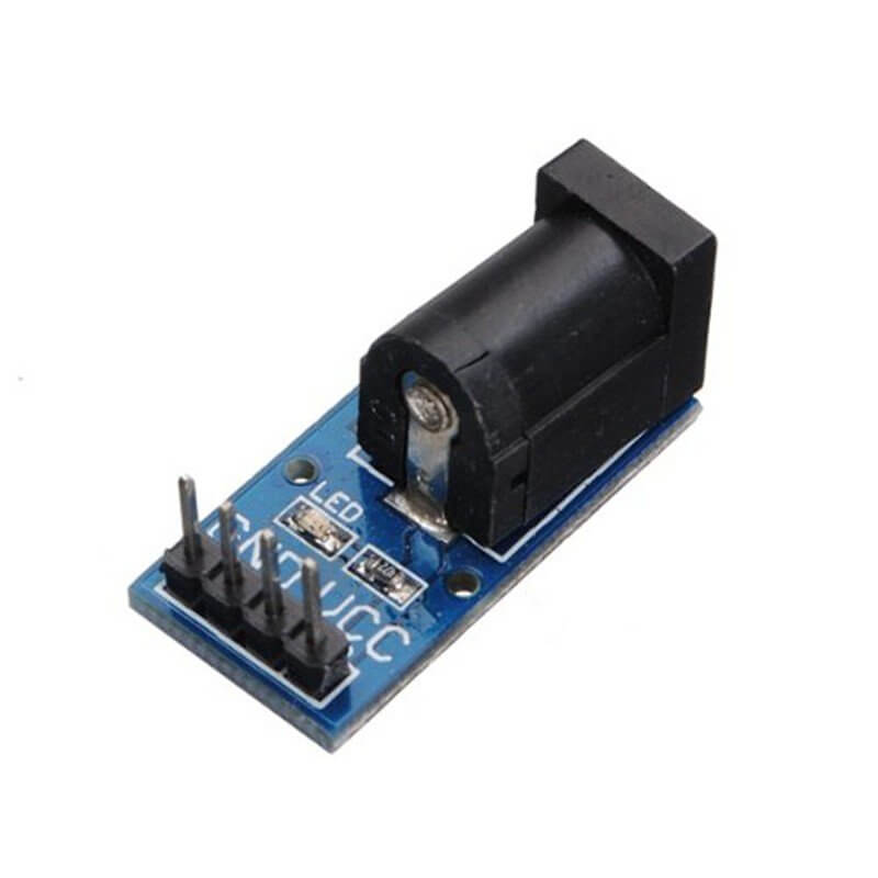 MODULO ADAPTADOR DC JACK 5,5x2,1MM PARA ARDUINO - tiendatec.es