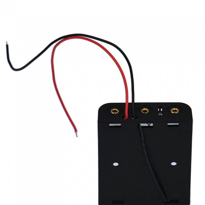 Portapilas LR6 AA Con Interruptor (4 Pilas - Foto 9