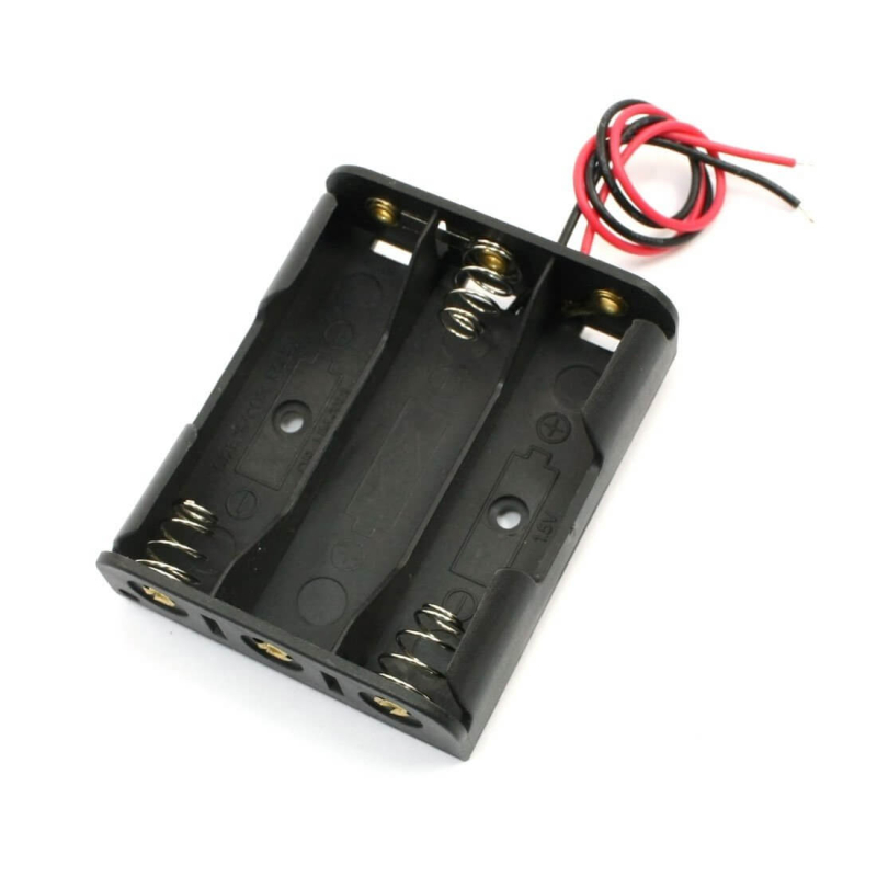 Battery holder portapilas porta pilas 2xAA LR06 INTERRUPTOR Y TAPA P307