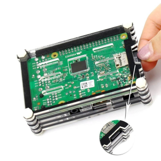 CAJA ACRILICA 9 CAPAS PARA RASPBERRY PI 3