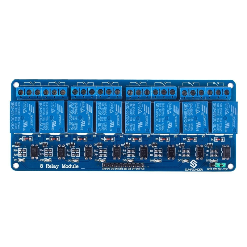 MODULO RELE 8 CANALES 5V PARA ARDUINO