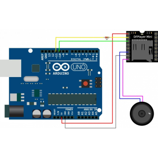 MODULO DFPLAYER MINI MP3 PARA ARDUINO