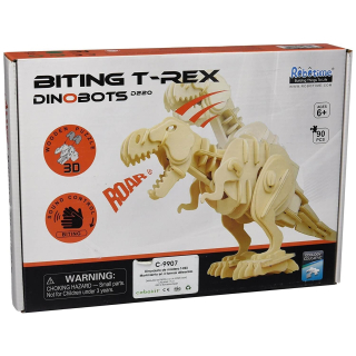 CEBEKIT ROBOT T-REX PUZZLE 3D MADERA