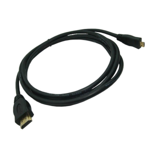 CABLE HDMI A MICRO HDMI (TIPO D) 1,5M. M/M NEGRO