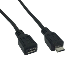 ALARGADOR/EXTENSOR MICROUSB/H MICROUSB/M 30CM