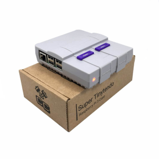 CAJA SUPER TINYTENDO SNES CON VENTILADOR PARA RASPBERRY PI