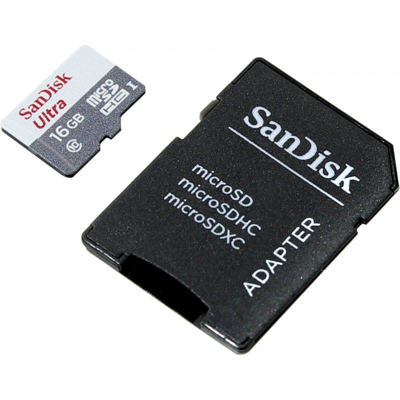 sandisk ultra microsdhc 16gb class10 uhs i 80mb s sdsquns sandisk ultra microsdhc 16gb class10 uhs i 80mb s sdsquns