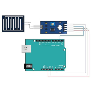 MODULO DETECTOR SENSOR DE LLUVIA PARA ARDUINO