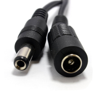 CABLE ALARGADOR DC-JACK/M DC-JACK/H 1M 5,5x2,1mm