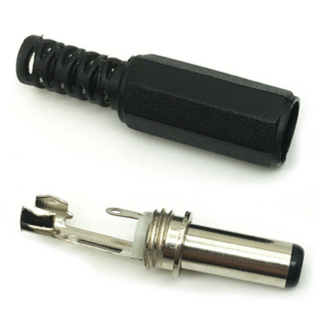 CONECTOR DC JACK MACHO 5,5X2,1MM SOLDAR