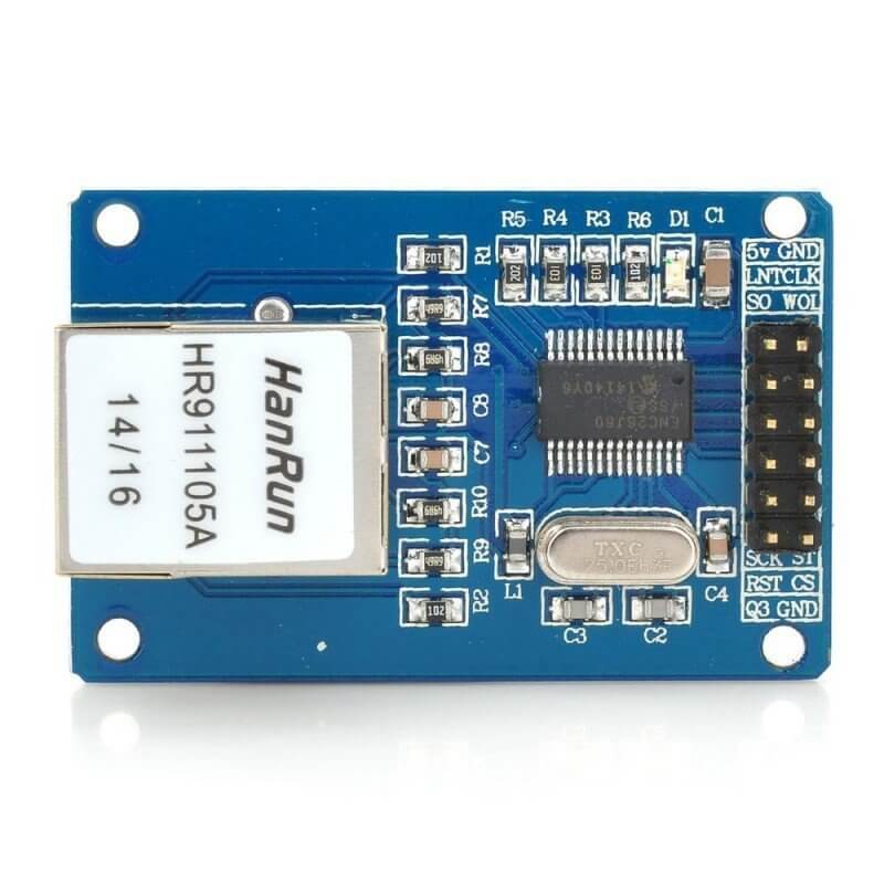 MODULO LAN ENC28J60 ETHERNET SPI - tiendatec.es