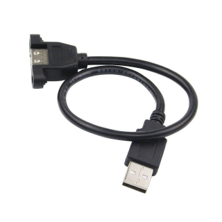 EXTENSOR CONECTOR USB-A/H MONTAJE PANEL 30CM