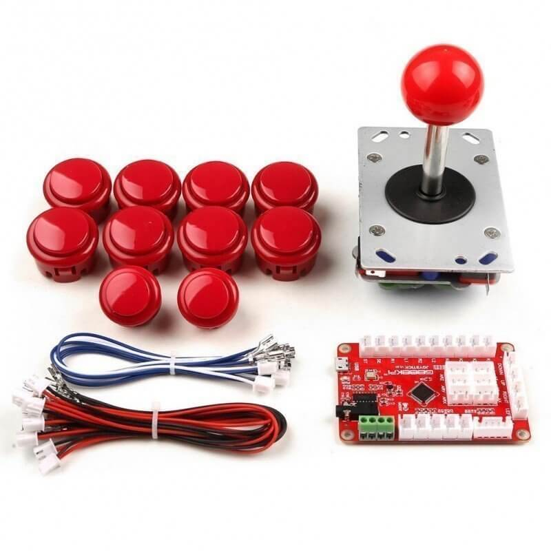 KIT RETRO ARCADE JOYSTICK CON CONTROLADOR USB