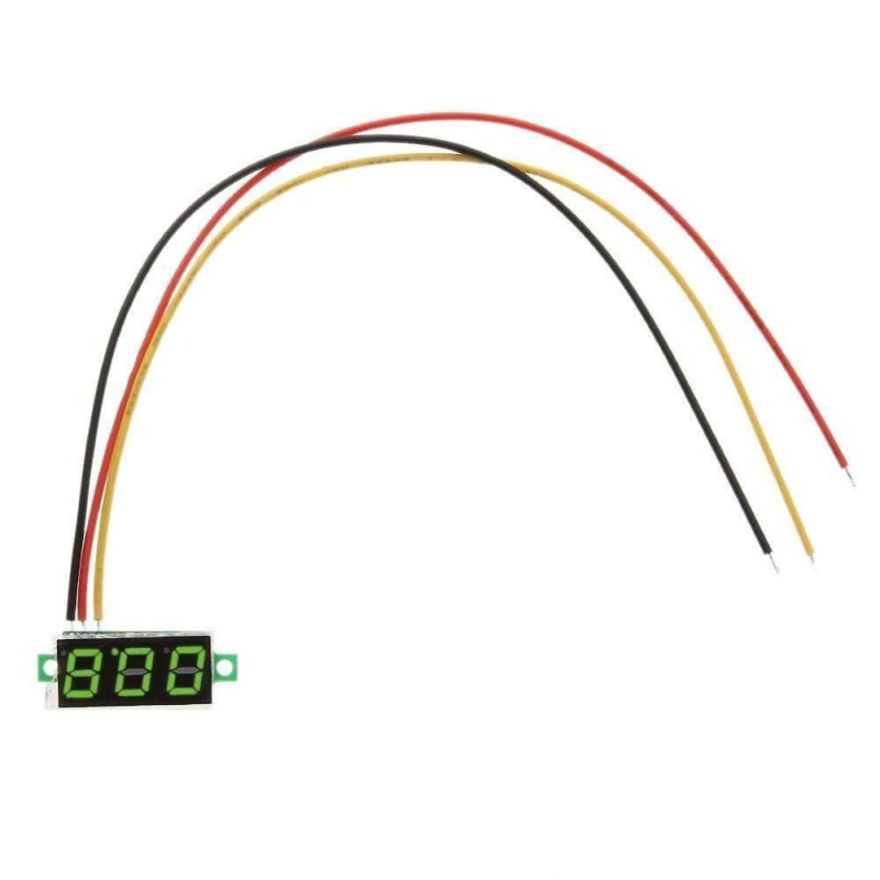 VOLTIMETRO DC DISPLAY 3 DIGITOS 0-100V