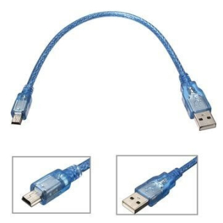 MINI CABLE USB A MINIUSB 30CM PARA ARDUINO NANO MICRO NODEMCU