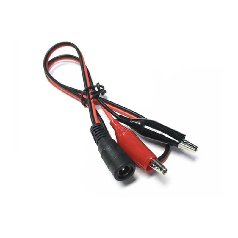 CABLE DC JACK/H 5,5x2,1MM A PINZAS COCODRILO