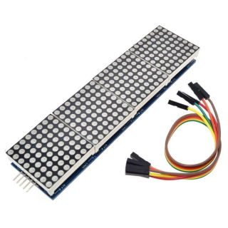 MODULO MATRIZ LED 32X8 ROJO MAX7219 SPI