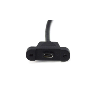EXTENSOR CONECTOR MICRO-USB-A/H MONTAJE PANEL 30CM