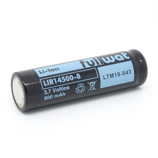 FULLWAT BATERIA LITIO-ION 14500 3,7V 800MAH