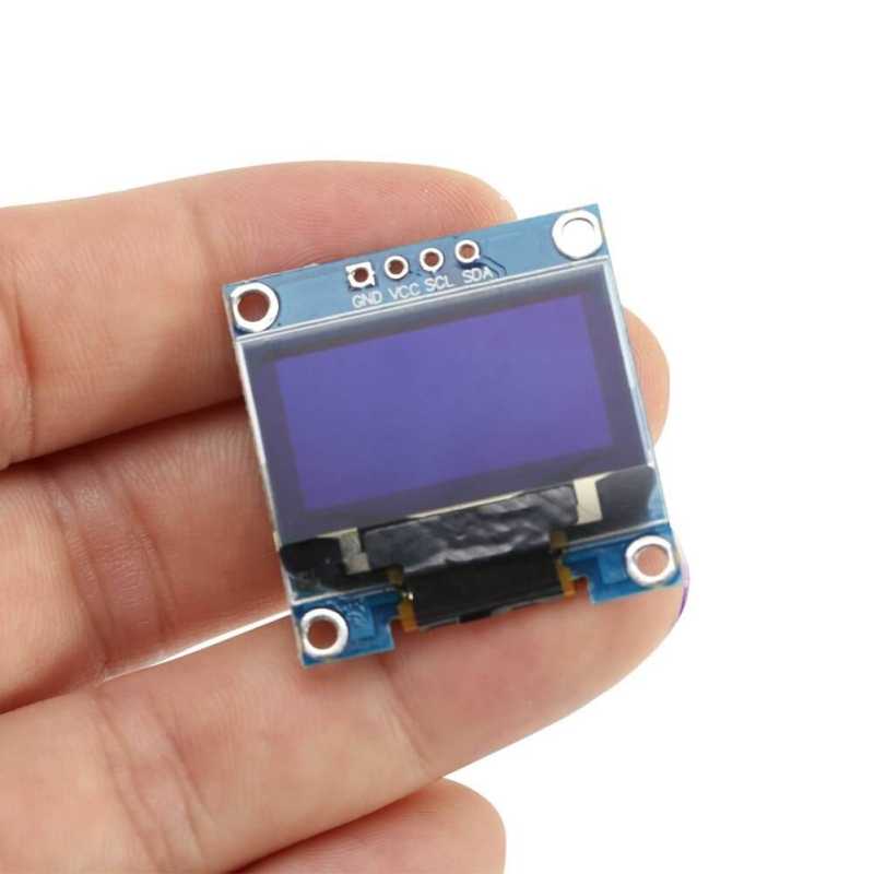 2 módulos de pantalla OLED I2C IIC de 0.96 pulgadas 12864