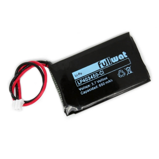 BATERIA LITIO LIPO 403450 3,7V 650MAH JST