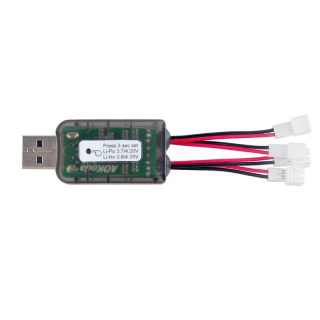 CARGADOR USB 4 CANALES PARA BATERIAS LIPO LIHV