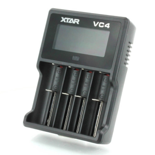 CARGADOR BATERIAS 4 CANALES LI-ION / NI-MH / NI-CD USB LCD