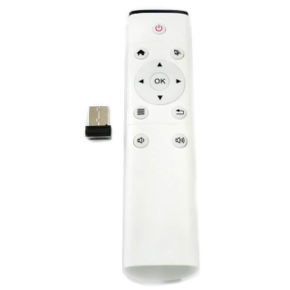 AIR MOUSE CONTROL REMOTO 11 BOTONES WIRELESS BLANCO