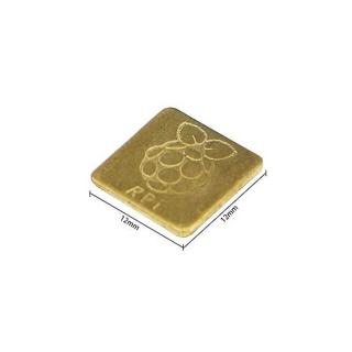 DISIPADOR COBRE PLANO PARA RASPBERRY PI