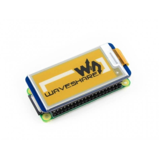 PANTALLA E-PAPER 2,13" 212x104 HAT AMARILLO/NEGRO/BLANCO PARA RASPBERRY PI