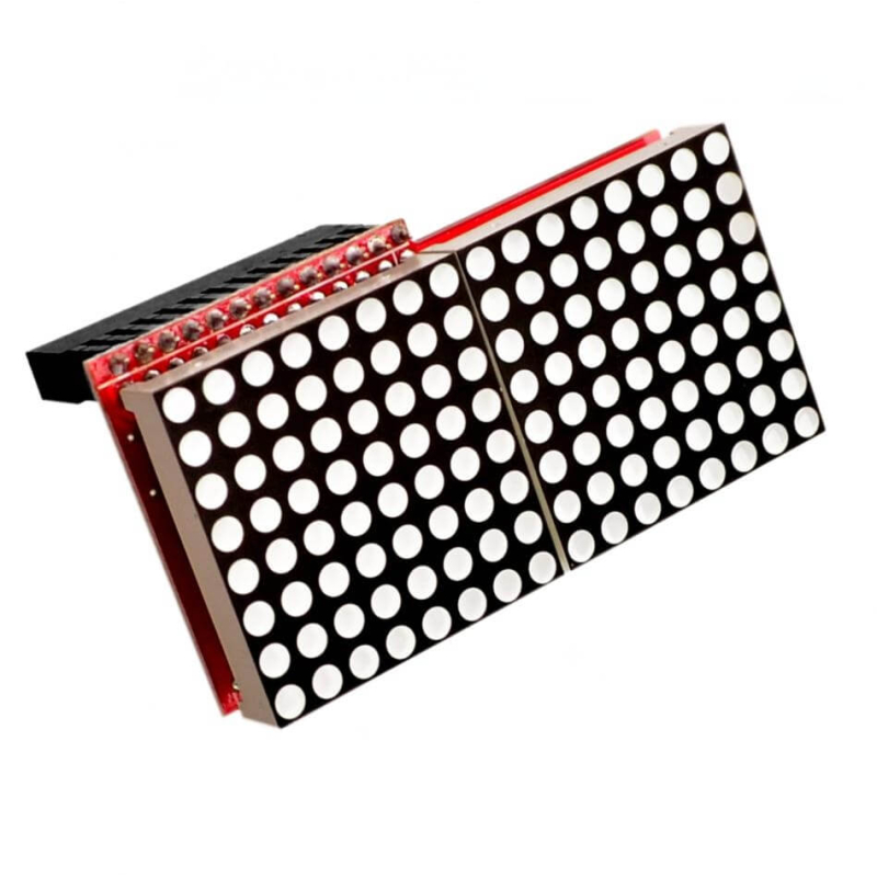 MATRIZ LED ROJO 16X8 PUNTOS PARA RASPBERRY PI