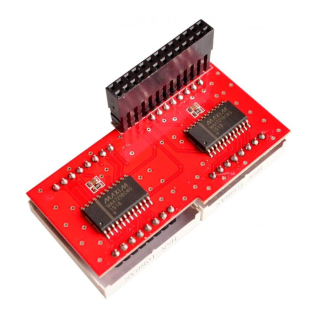 MATRIZ LED ROJO 16X8 PUNTOS PARA RASPBERRY PI