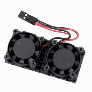 DISIPADOR DOBLE VENTILADOR PARA RASPBERRY PI