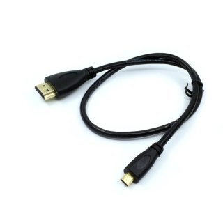 CABLE HDMI A MICRO HDMI (TIPO D) 50CM. M/M NEGRO
