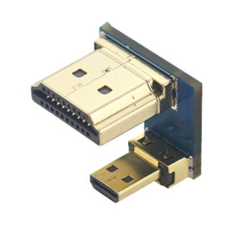 CONECTOR PUENTE HDMI A MICRO HDMI (TIPO D) M/M