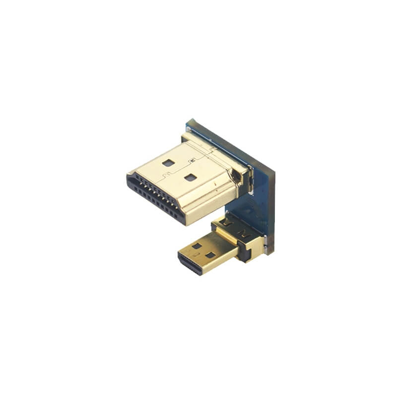 CONECTOR PUENTE HDMI A MICRO HDMI (TIPO D) M/M