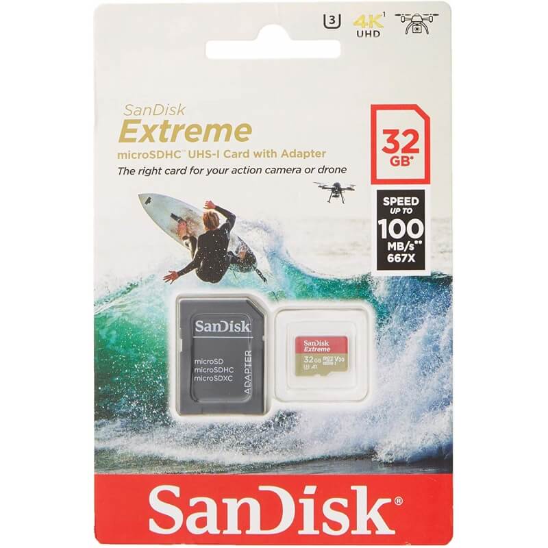 SanDisk Extreme PRO SDHC SDXC SD Memory Card UHS-1 V30 U3 C10 100MB/s