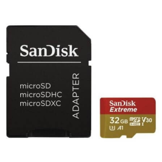 SANDISK EXTREME MICROSDHC 32GB CLASS10 U3 A1 V30 100MB/S