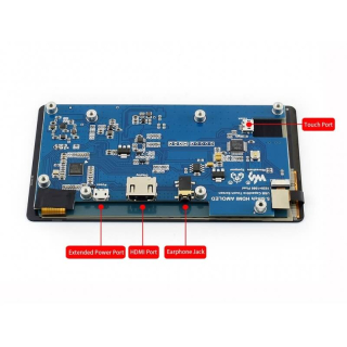 PANTALLA 5,5" HDMI AMOLED TACTIL CAPACITIVA