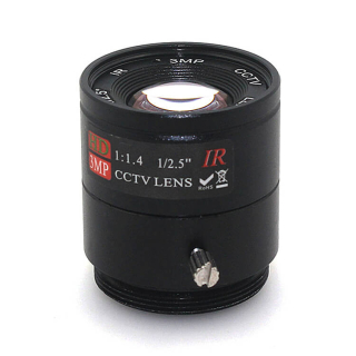 LENTE FIJA 8MM MONTURA CS PARA CAMARA HQ RASPBERRY PI