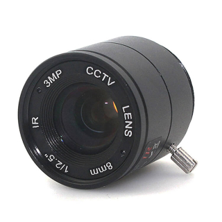 LENTE FIJA 8MM MONTURA CS PARA CAMARA HQ RASPBERRY PI