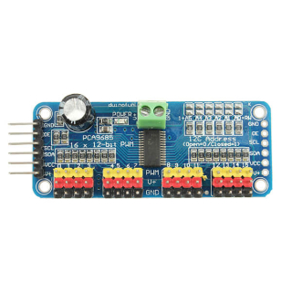 CONTROLADOR SERVO PWM 16 CANALES 12 BITS PCA9685 IIC/I2C