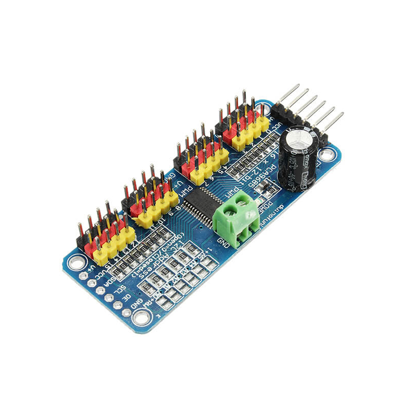 CONTROLADOR SERVO PWM 16 CANALES 12 BITS PCA9685 IIC/I2C