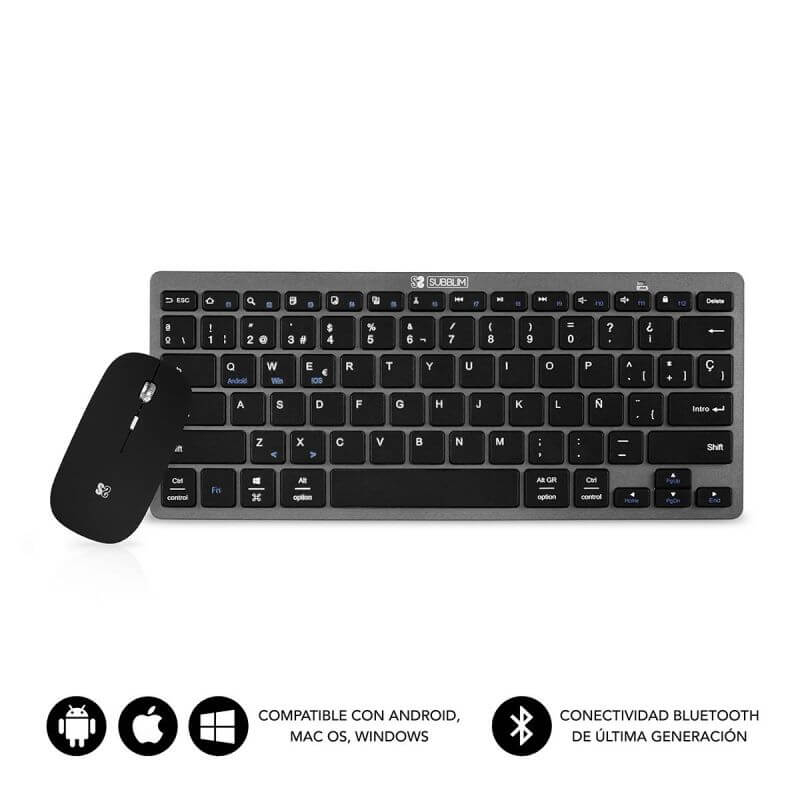 SUBBLIM DYNAMIC COMBO COMPACT TECLADO+RATON BLUETOOTH