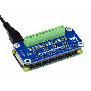 HAT MONITOR AMPERAJE/VOLTAJE/POTENCIA PARA RASPBERRY PI