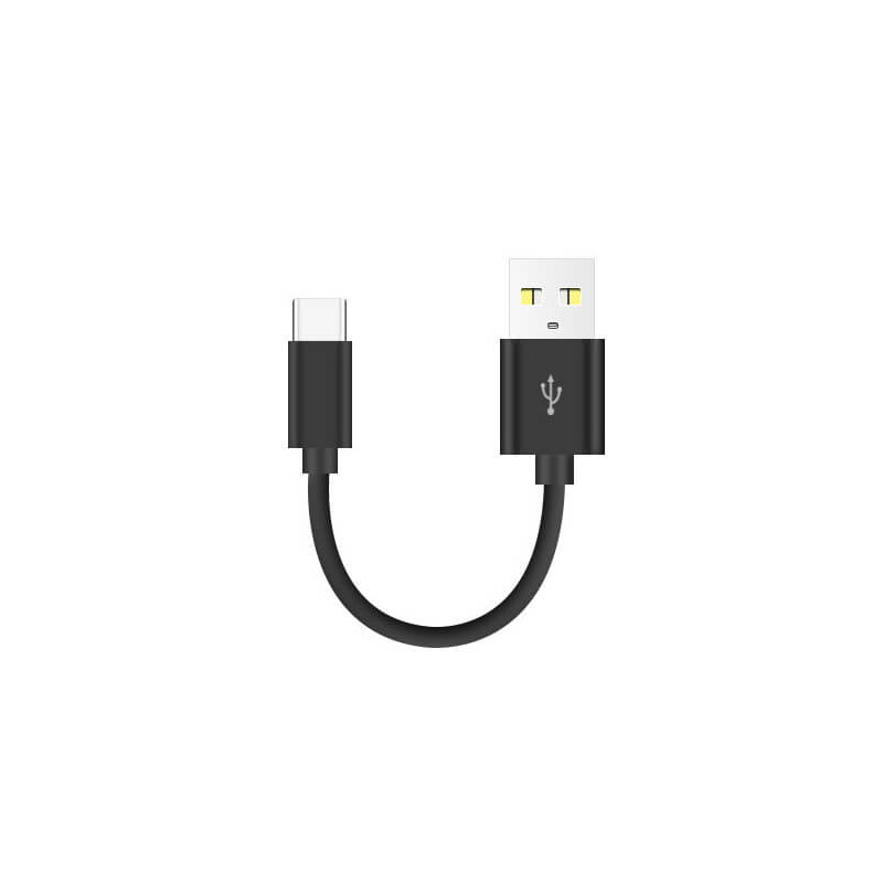 CABLE USB 2.0 USB-A/M - USB-C/M 12CM