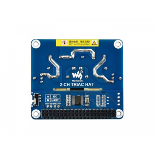 HAT TRIAC 2 CANALES PARA RASPBERRY PI