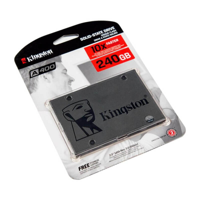 KINGSTON SSDNOW A400 SSD 240GB 2.5" tiendatec.es