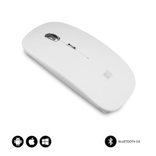 SUBBLIM RATON OPTICO BLUETOOTH FLAT BLANCO