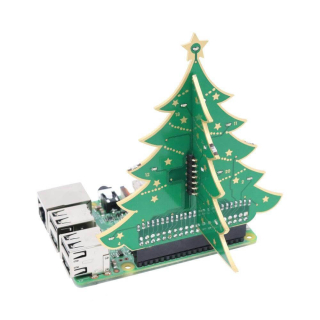 ARBOL DE NAVIDAD 3D PARA RASPBERRY PI